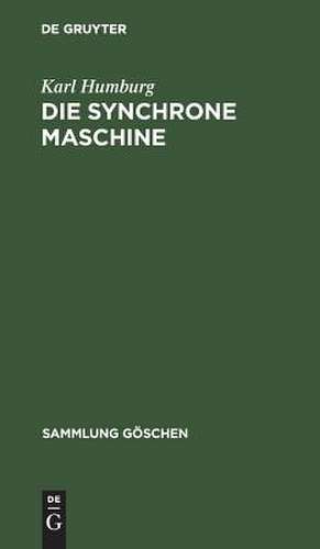 Die synchrone Maschine de Karl Humburg