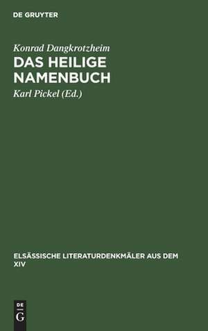 Das heilige Namenbuch de Konrad Dangkrotzheim