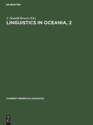 Linguistics in Oceania de Bowen J. Donald