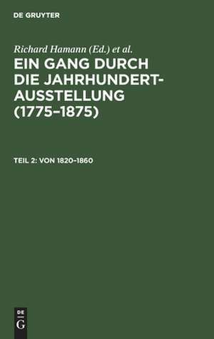 Von 1820–1860 – (Wasmann, Ruths, Waldmüller, v. Pettenkofen, Krüger, Blechen, Spitzweg, Hausmann) de Richard Hamann