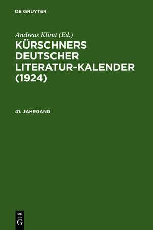 1924 de Joseph Kürschner