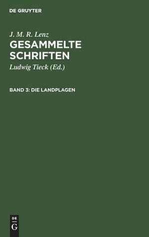Die Landplagen de J. M. R. Lenz