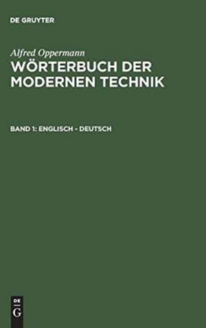 Englisch - Deutsch de Alfred Oppermann