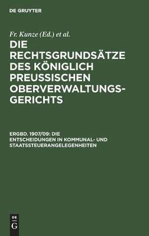 Die Entscheidungen in Kommunal- und Staatssteuerangelegenheiten de G. Kautz