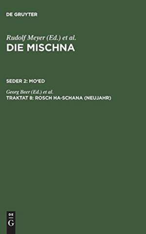 Rosch ha-schana (Neujahr): Text, Übersetzung und Erklärung. Nebst einem textkritischen Anhang de Georg Beer