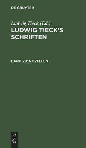 [Der Jahrmarkt. Der Hexen-Sabbath]: aus: [Schriften] Ludwig Tieck's Schriften, [Bd. 20] de Ludwig Tieck