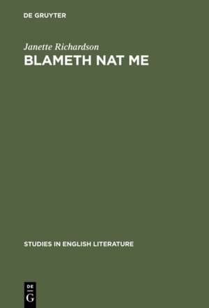 Blameth nat me: A study of imagery in Chaucer's fabliaux de Janette Richardson