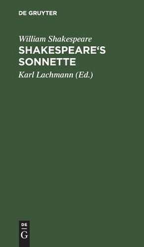 Shakespeare's Sonnette de William Shakespeare