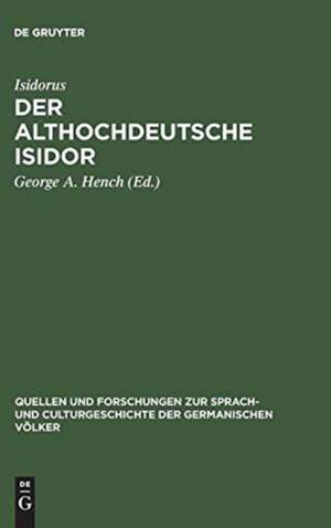 Der althochdeutsche Isidor de Isidorus