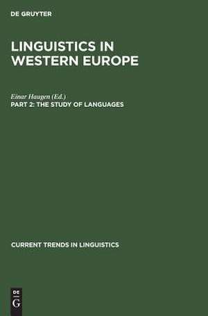 Linguistics in Western Europe de Einar Haugen