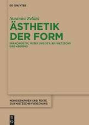 Ästhetik der Form de Susanna Zellini