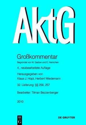 §§ 256, 257 de Tilman Bezzenberger