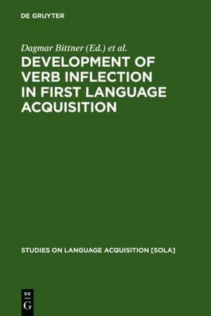 Development of Verb Inflection in First Language Acquisition: A Cross-Linguistic Perspective de Dagmar Bittner