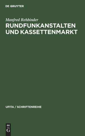 Rundfunkanstalten und Kassettenmarkt de Manfred Rehbinder