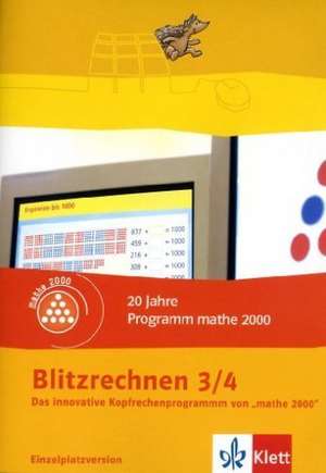 Das Zahlenbuch. 3. und 4.Schuljahr. Tafelbilder. Blitzrechensoftware. CD-ROM (für Windows ab 98 und Mac ab G4). Neubearbeitung