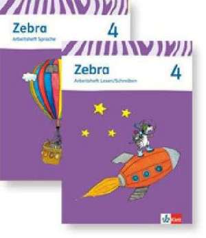 Zebra. Paket (Arbeitsheft Sprache und Arbeitsheft Lesen und Schreiben) 4. Schuljahr. Neubearbeitung