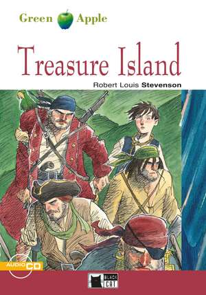 Treasure Island. Buch + Audio-CD de Robert Louis Stevenson