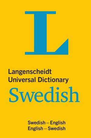 Langenscheidt Universal Dictionary Swedish de Redaktion Langenscheidt