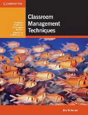 Classroom Management Techniques de Jim Scrivener