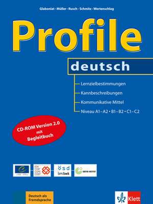 Profile deutsch - Buch mit CD-ROM de Manuela Glaboniat