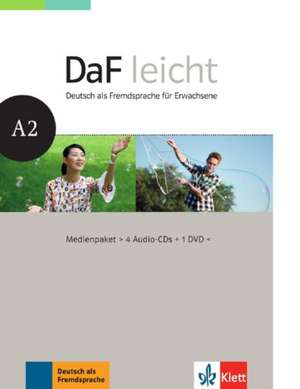 DaF leicht A2 - Medienpaket A2 (2Audio-CDs + DVD) de Sabine Jentges