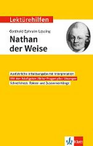 Lektürehilfen Gotthold Ephraim Lessing "Nathan der Weise"