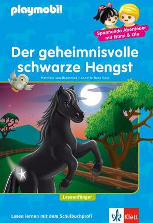 PLAYMOBIL Der geheimnisvolle schwarze Hengst de Matthias von Bornstädt