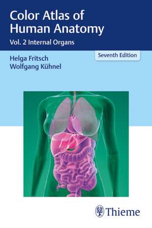 Color Atlas of Human Anatomy – Vol. 2 Internal Organs de Helga Fritsch