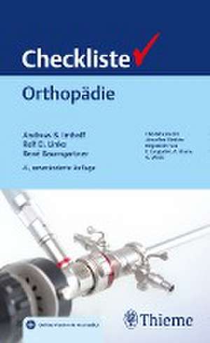 Checkliste Orthopädie de Andreas B. Imhoff