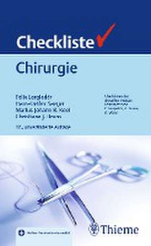 Checkliste Chirurgie de Felix Largiadèr