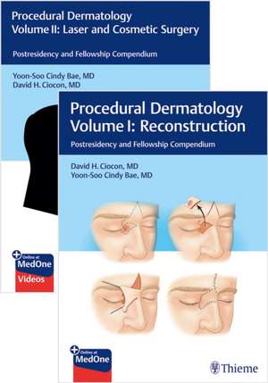 Procedural Dermatology, Set Volume 1 and Volume – Postresidency and Fellowship Compendium de David H. Ciocon