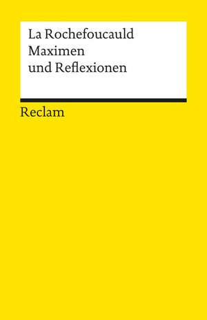 Maximen und Reflexionen de La Rochefoucauld