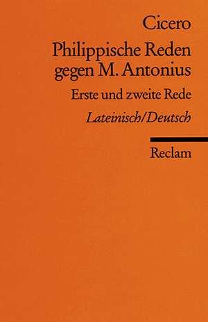 Philippische Reden gegen M. Antonius 1 de Marion Giebel