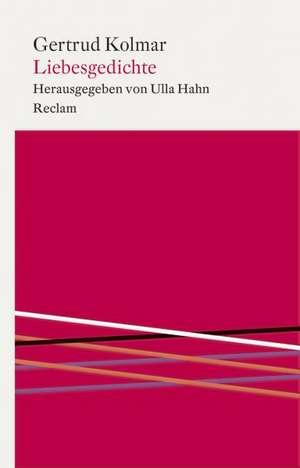 Liebesgedichte de Ulla Hahn