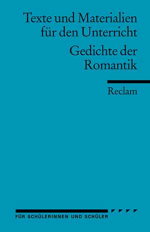 Gedichte der Romantik de Wilhelm Große