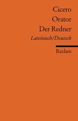 Orator. Der Redner de Harald Merklin