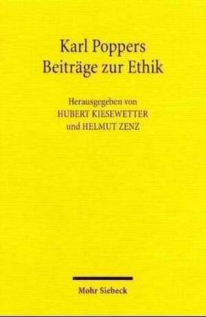 Karl Poppers Beitrage Zur Ethik: Realismus Und Das Ziel Der Wissenschaft de Hubert Kiesewetter