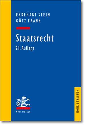 Stein, E: Staatsrecht de Gotz Frank