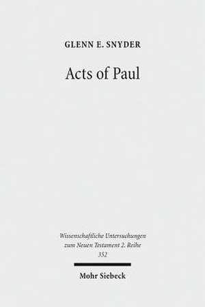 Acts of Paul