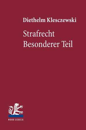 Strafrecht Besonderer Teil de Diethelm Klesczewski