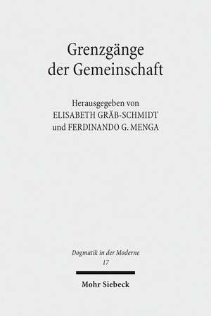 Grenzgänge der Gemeinschaft de Elisabeth Gräb-Schmidt