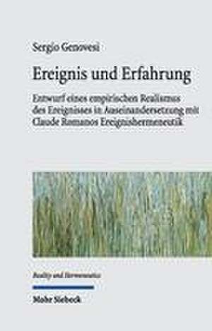 Ereignis und Erfahrung de Sergio Genovesi