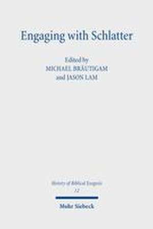 Engaging with Schlatter de Michael Bräutigam