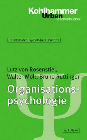 Organisationspsychologie de Lutz von Rosenstiel