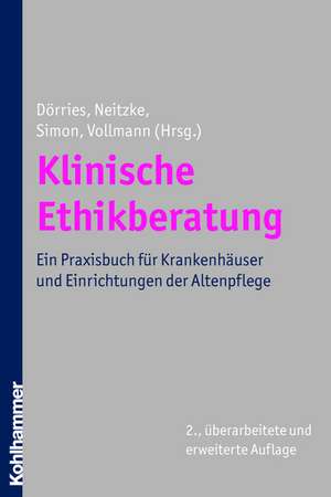 Klinische Ethikberatung de Andrea Dörries