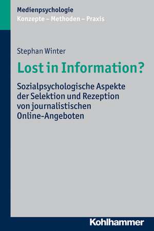 Lost in Information? de Stephan Winter