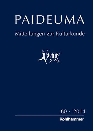 PAIDEUMA 60/2014 de Karl-Heinz Kohl