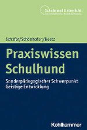 Praxiswissen Schulhund de Holger Schäfer