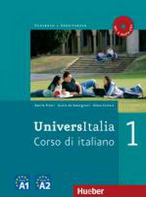 UniversItalia 1. Kurs- und Arbeitsbuch mit 2 integrierten Audio-CDs de Danila Piotti