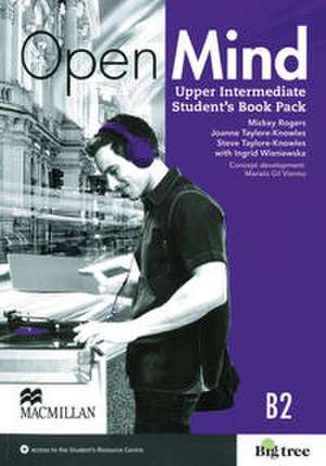 Open Mind Upper Intermediate. Student's Book with Webcode (incl. MP3) and Print-Workbook with Audio-CD+ Key de MICKEY ROGERS